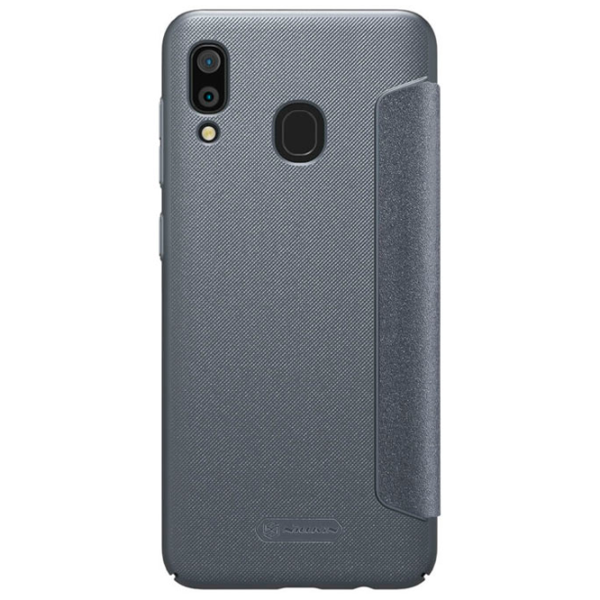Husă pentru smartphone Samsung Galaxy A20/ A30 Nillkin/ Flip Cover/ Leather/ TPU/ Black photo 3