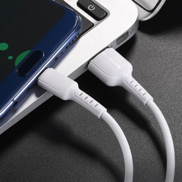 Кабель USB BX-16 Borofone USB Type-A + USB Type-C 1 м/ Белый photo 4