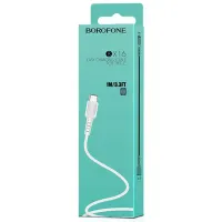 Cablu USB BX-16 Borofone USB Type-A + USB Type-C 1 m/ White photo 5