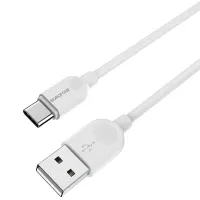 Cablu pentru telefon BX-14 Borofone USB Type-A + USB Type-C 2 m/ White photo 2