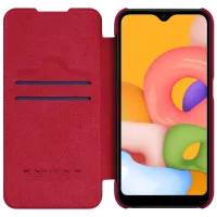 Чехол для смартфона Samsung Galaxy A01 Nillkin/ Flip Cover/ Leather/ TPU/ Красный photo 3