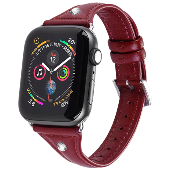 Curelușă Apple Watch WB05 Piele/ 38/ 40 mm/ Red photo 2
