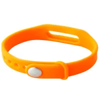 Ремень Xiaomi MiBand 1/ 1S Mi93796 Силикон/ Оранжевый photo 2