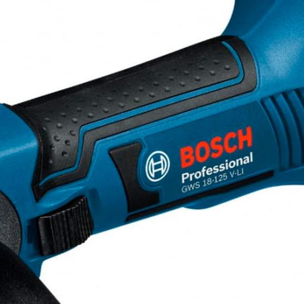 Polizor Bosch GWS 18-125 V-LI Unghiular / Blue photo 5