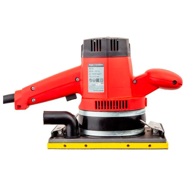 Șlefuitor Interskol ПШМ-115/ 300М Cu vibrații/ Red photo 3