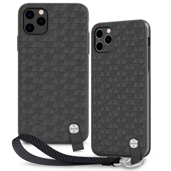 Husă pentru smartphone Apple iPhone 11 Pro Max Moshi/ Back/ PU/ Black photo 2