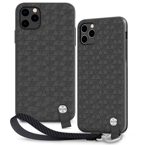 Husă pentru smartphone Apple iPhone 11 Pro Max Moshi/ Back/ PU/ Black photo 2