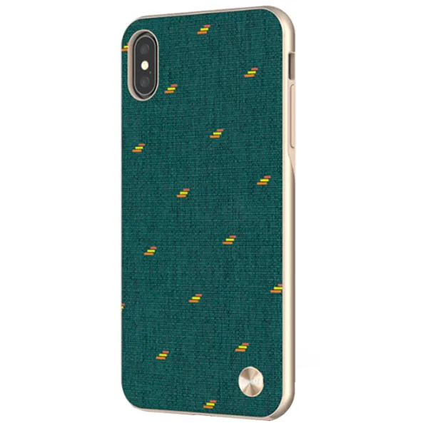 Husă pentru smartphone Apple iPhone XS Max VESTA/ Back/ Microfiber/ Green photo 2