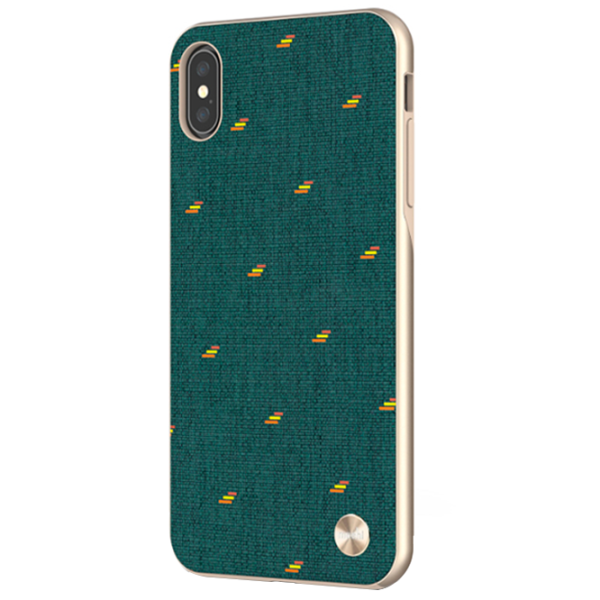 Husă pentru smartphone Apple iPhone XS Max VESTA/ Back/ Microfiber/ Green photo 2