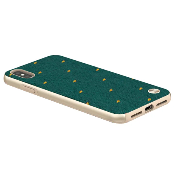 Husă pentru smartphone Apple iPhone XS Max VESTA/ Back/ Microfiber/ Green photo 3
