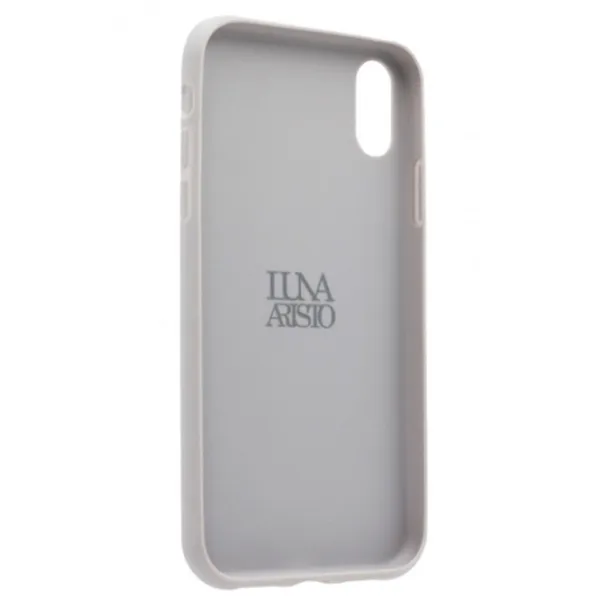 Чехол для смартфона Apple iPhone XS Max Luna Aristo/ Back/ Кожа/ Синий Серый photo 2
