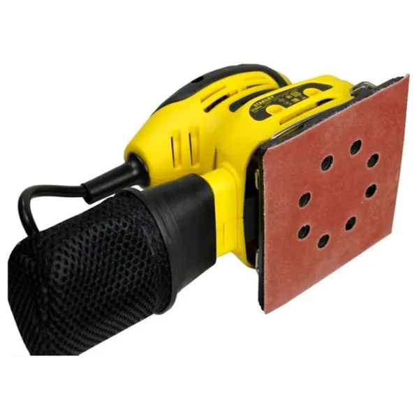 Șlefuitor Stanley STSS025 Cu vibrații/ 220 W/ Yellow photo 3 Șlefuitor Stanley STSS025 Cu vibrații/ 220 W/ Yellow photo 3