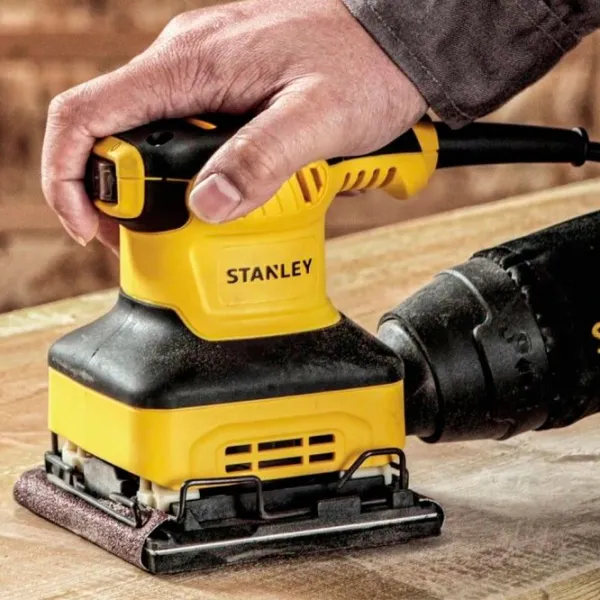 Șlefuitor Stanley STSS025 Cu vibrații/ 220 W/ Yellow photo 6 Șlefuitor Stanley STSS025 Cu vibrații/ 220 W/ Yellow photo 6