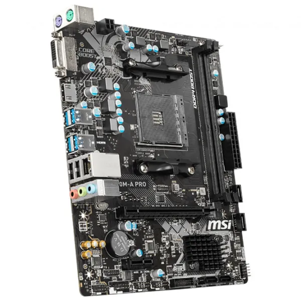 Материнская плата MSI A320M-A PRO mATX/ AMD A320 photo 2 Материнская плата MSI A320M-A PRO mATX/ AMD A320 photo 2