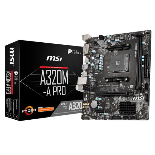 Материнская плата MSI A320M-A PRO mATX/ AMD A320 photo 5 Материнская плата MSI A320M-A PRO mATX/ AMD A320 photo 5