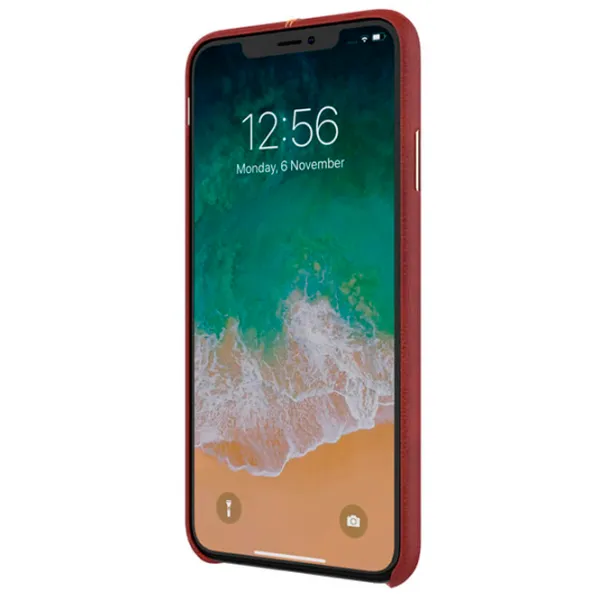 Husă pentru smartphone Apple iPhone XS Max Nillkin/ Back/ Leather/ TPU/ Brown photo 3 Husă pentru smartphone Apple iPhone XS Max Nillkin/ Back/ Leather/ TPU/ Brown photo 3
