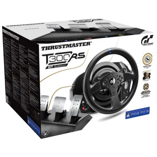 Volan Thrustmaster T300RS GT Edition Cu fir / buttons / Black photo 4