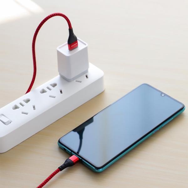 Кабель USB BU-11 Borofone USB Type-A + USB Type-C 1.2 м/ Красный photo 4