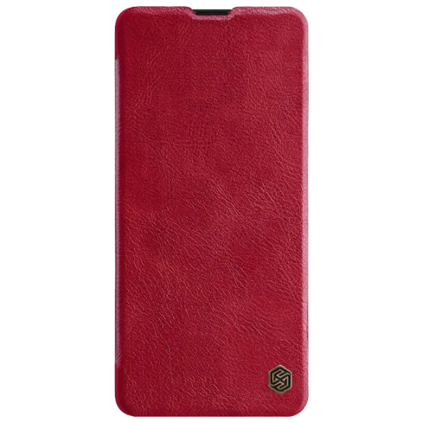 Husă pentru smartphone Samsung Galaxy A71 Nillkin/ Flip Cover/ Leather/ TPU/ Red photo 2