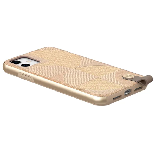 Чехол для смартфона Apple iPhone 11 Moshi/ Back/ PU/ Бежевый Бежевый photo 3 Чехол для смартфона Apple iPhone 11 Moshi/ Back/ PU/ Бежевый Бежевый photo 3