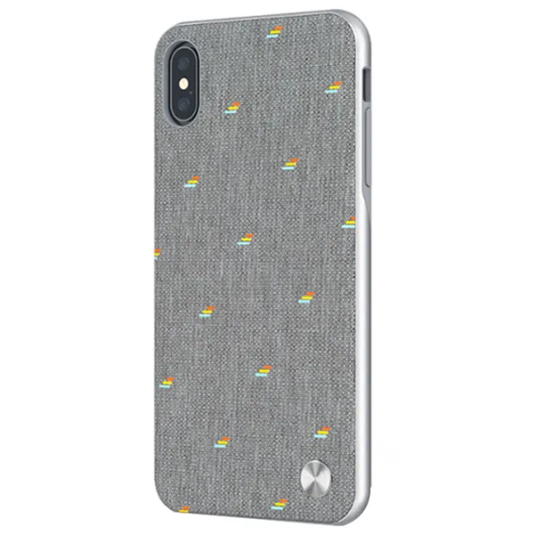 Husă pentru smartphone Apple iPhone XS Max Moshi/ Back/ Microfiber/ Gray photo 2 Husă pentru smartphone Apple iPhone XS Max Moshi/ Back/ Microfiber/ Gray photo 2