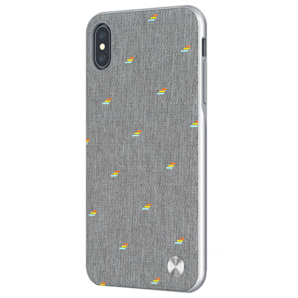 Husă pentru smartphone Apple iPhone XS Max Moshi/ Back/ Microfiber/ Gray photo 2 Husă pentru smartphone Apple iPhone XS Max Moshi/ Back/ Microfiber/ Gray photo 2