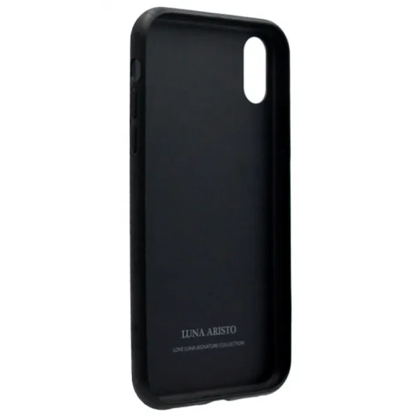 Husă pentru smartphone Apple iPhone XR Luna Aristo/ Back/ Piele/ Black photo 2 Husă pentru smartphone Apple iPhone XR Luna Aristo/ Back/ Piele/ Black photo 2