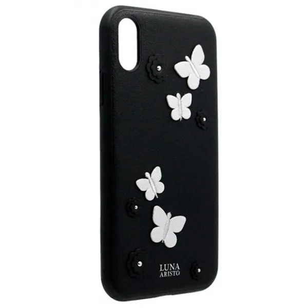 Husă pentru smartphone Apple iPhone XR Luna Aristo/ Back/ Piele/ Black photo 3 Husă pentru smartphone Apple iPhone XR Luna Aristo/ Back/ Piele/ Black photo 3