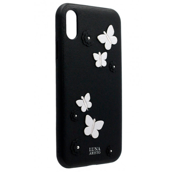 Husă pentru smartphone Apple iPhone XR Luna Aristo/ Back/ Piele/ Black photo 3 Husă pentru smartphone Apple iPhone XR Luna Aristo/ Back/ Piele/ Black photo 3