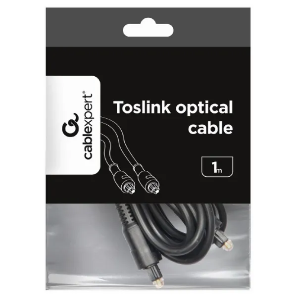 Аудио кабель Sven Toslink + Toslink 1 м/ Черный photo 4