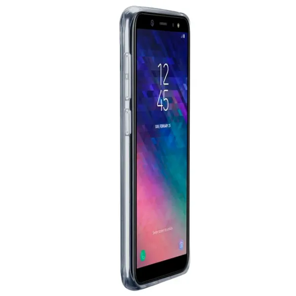 Husă pentru smartphone Samsung Galaxy A6 (2018) Cellularline/ Back/ Silicon/ Transparent photo 2