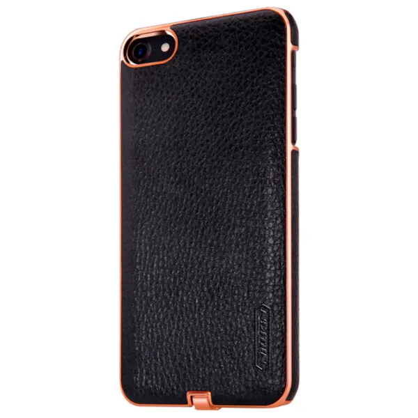 Husă pentru smartphone Apple iPhone 7/ 8 Nillkin/ Back/ Piele/ Gold Black photo 2