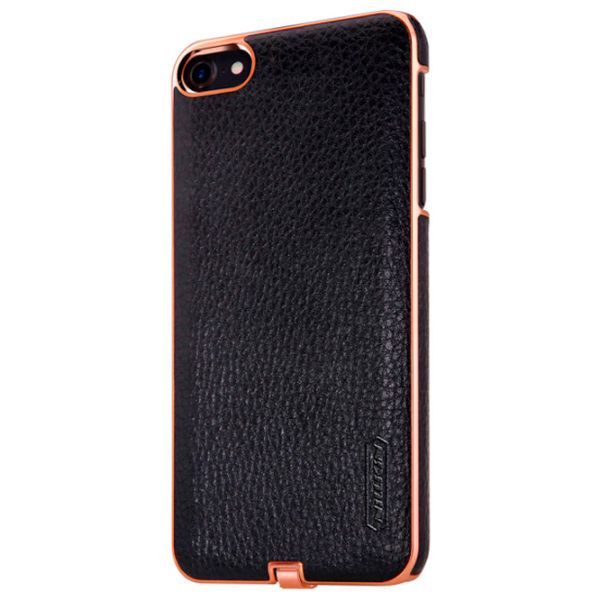 Husă pentru smartphone Apple iPhone 7/ 8 Nillkin/ Back/ Piele/ Gold Black photo 2