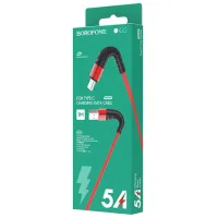 Cablu pentru telefon BX-32 Borofone USB Type-A + USB Type-C 1 m/ Red photo 4