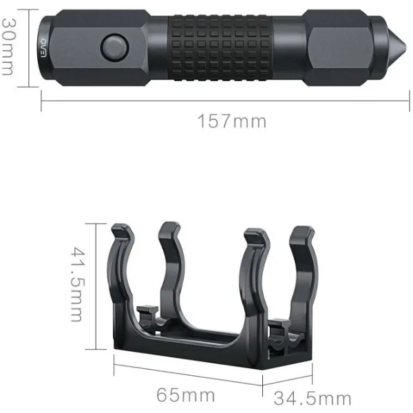Фонарик Xiaomi Leao A10 Car Safety Hammer Черный photo 3 Фонарик Xiaomi Leao A10 Car Safety Hammer Черный photo 3