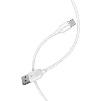 Cablu pentru telefon BX-14 Borofone USB Type-A + USB Type-C 3 m/ White photo 3