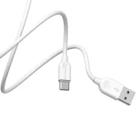 Cablu pentru telefon BX-14 Borofone USB Type-A + USB Type-C 3 m/ White photo 4