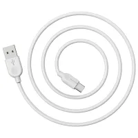 Cablu pentru telefon BX-14 Borofone USB Type-A + USB Type-C 3 m/ White photo 5