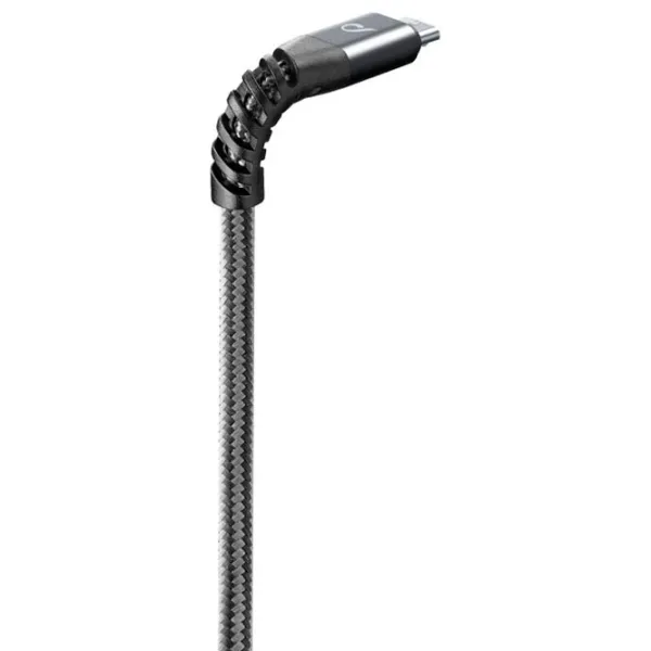 Cablu pentru telefon TETRACABMUSB1MK Cellularline USB Type-A + microUSB 1.2 m/ Black photo 3