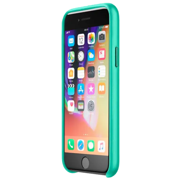 Husă pentru smartphone Apple iPhone 7/ 8/ SE2 Cellularline/ Back/ Leather/ TPU/ Green photo 2
