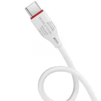 Cablu pentru telefon BX-17 Borofone USB Type-A + USB Type-C 1 m/ White photo 3