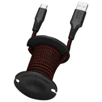 Кабель для телефона 4ORCE CRAVE USB Type-A + USB Type-C 1.2 м/ Черный photo 4