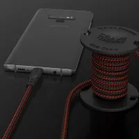 Кабель для телефона 4ORCE CRAVE USB Type-A + USB Type-C 1.2 м/ Черный photo 5