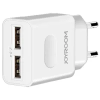 Încărcător de rețea JOYROOM L-L221 UM2 2 A/ White photo 2