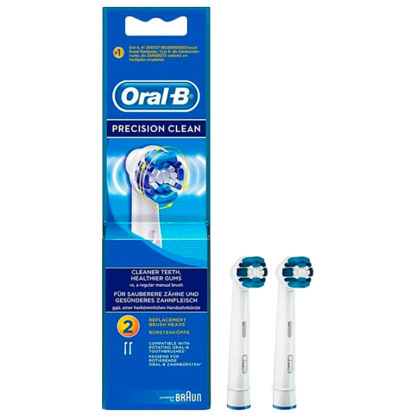 Rezervă pentru periuțe de dinți Braun EB20-2 Pentru maturi/ White photo 2