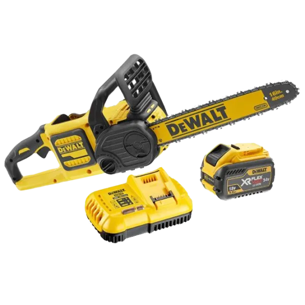 Цепная пила Dewalt DCM575X1 аккумуляторный/ Желтый photo 4