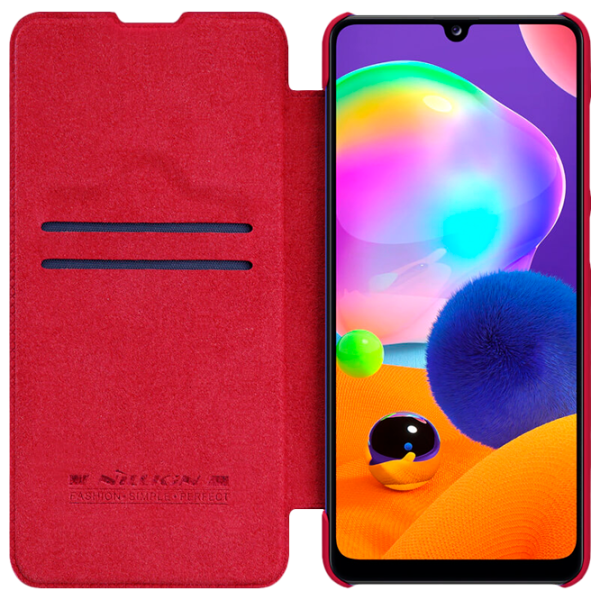 Чехол для смартфона Samsung Galaxy A31 Nillkin/ Flip Cover/ Leather/ TPU/ Красный photo 3