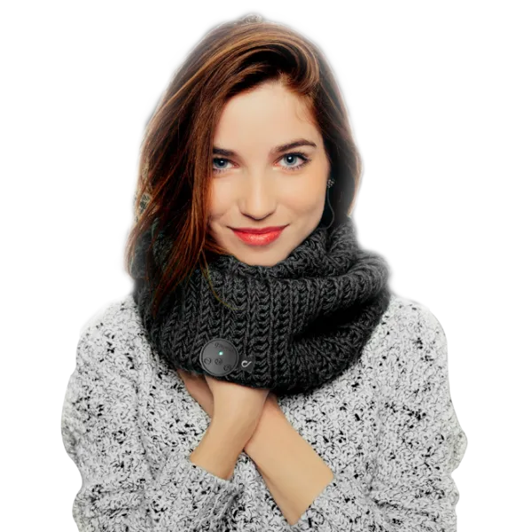 Căști Cellularline Bluetooth Stereo Music Scarf Black Fără fir/ Personal photo 2 Căști Cellularline Bluetooth Stereo Music Scarf Black Fără fir/ Personal photo 2