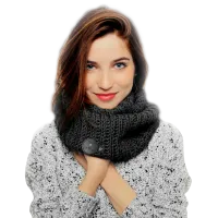 Căști Cellularline Bluetooth Stereo Music Scarf Black Fără fir/ Personal photo 2