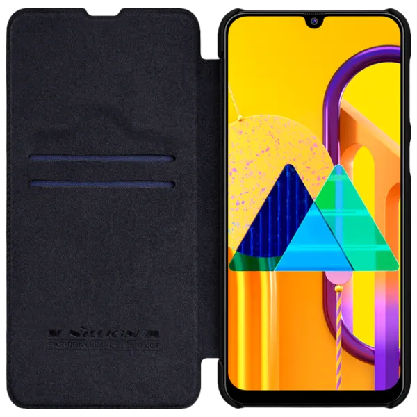 Husă pentru smartphone Samsung Galaxy M21/ M30s Nillkin/ Flip Cover/ Leather/ TPU/ Black photo 4